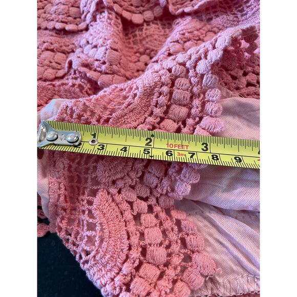 GUG  Pink Ruffle lace shorts MEDIUM New with tag - Picture 10 of 10